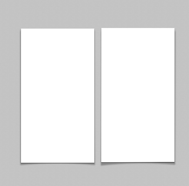 Blank white paper 