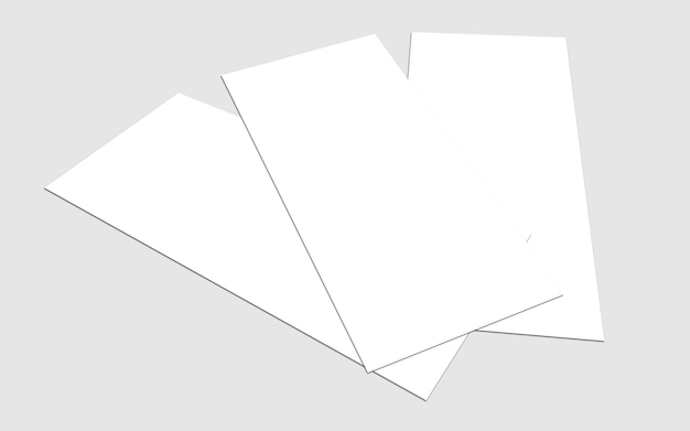 Photo blank white paper