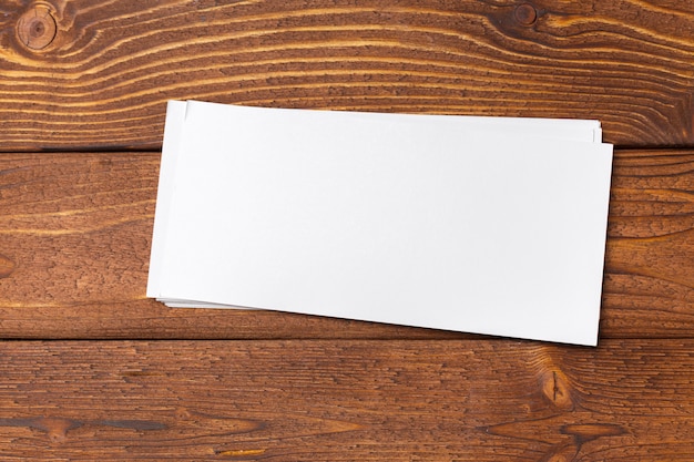 Blank white paper 