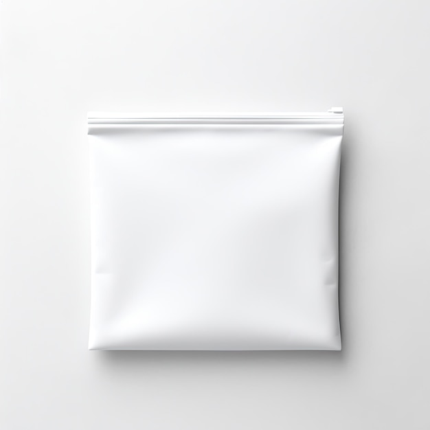 Blank White Pouch Mockup