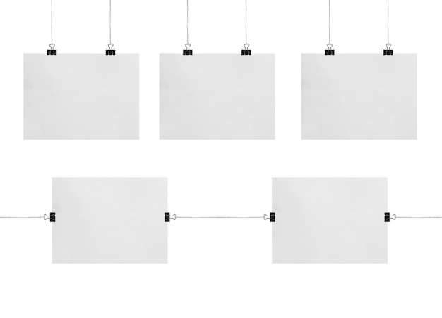 Пустая белая доска презентации или макет знака, изолированные на белом фоне