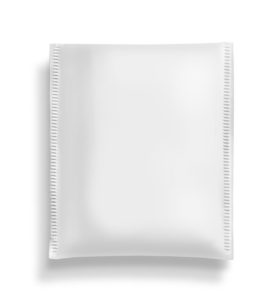 Premium Photo | Blank white sachet packet