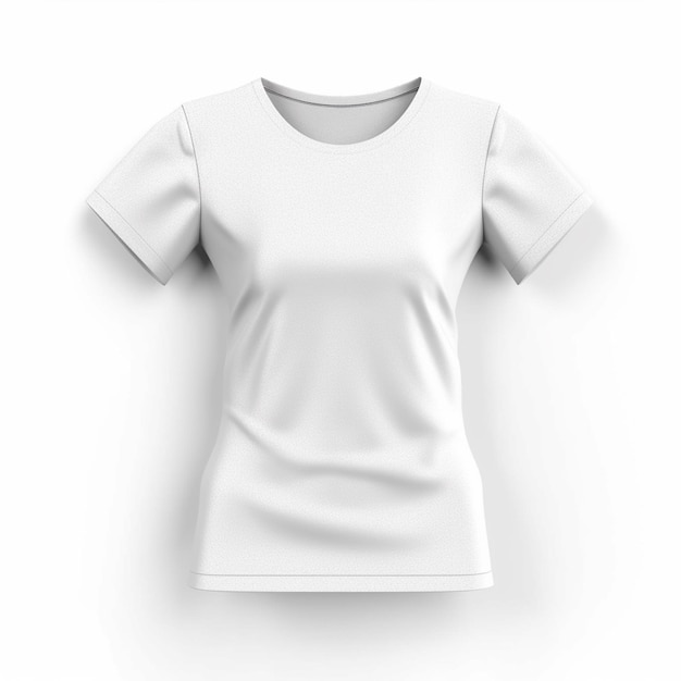 blank white tshirt mockup design AI generated