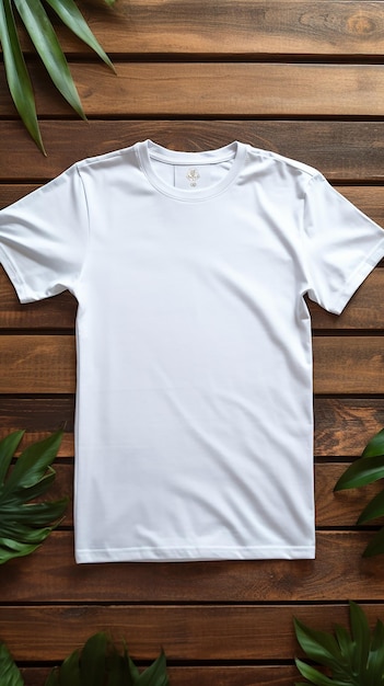 Blank white tshirt for mockup design focus on high resolution t shirt high quality