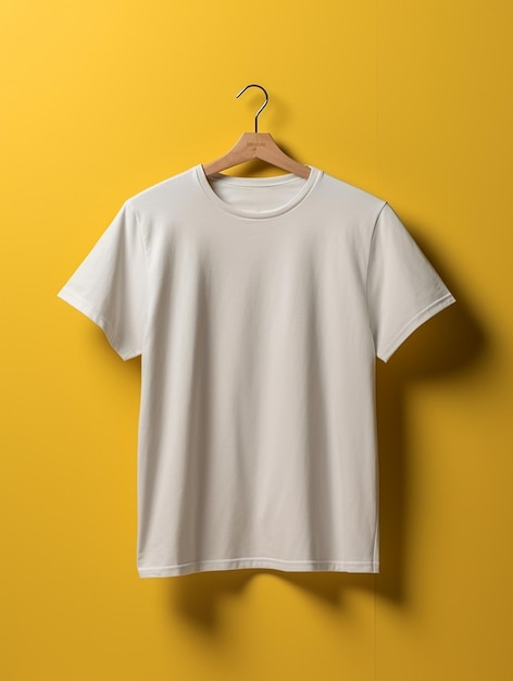 Blank white tshirt for mockup design