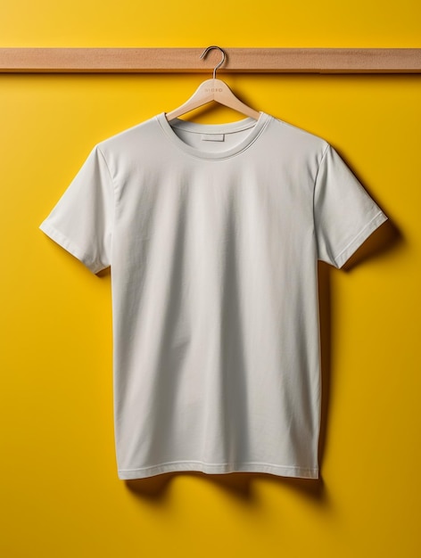 Blank white tshirt for mockup design