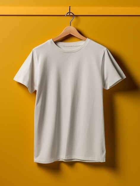 Blank white tshirt for mockup design