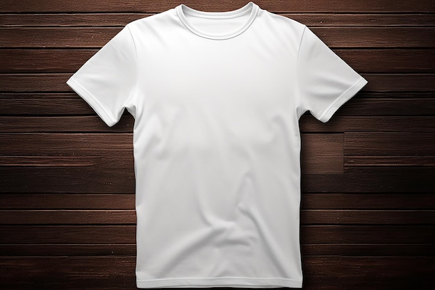 Premium AI Image | blank White tshirt mockup image