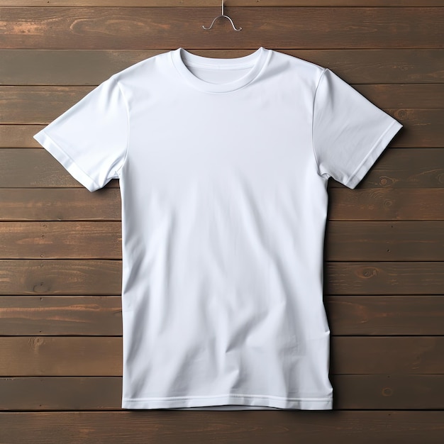 空白の白い T シャツのモックアップ