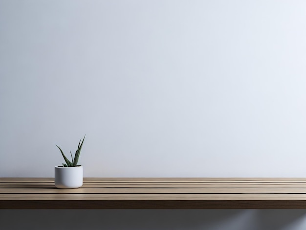 Blank white wooden table texture background used for displaying products and presenting Products