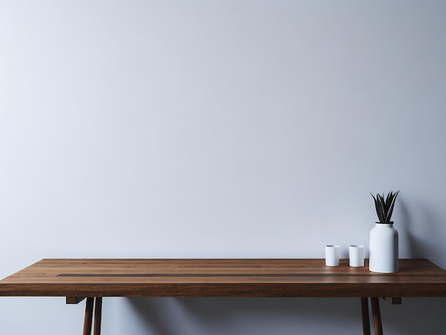 Blank white wooden table texture background used for displaying products and presenting Products