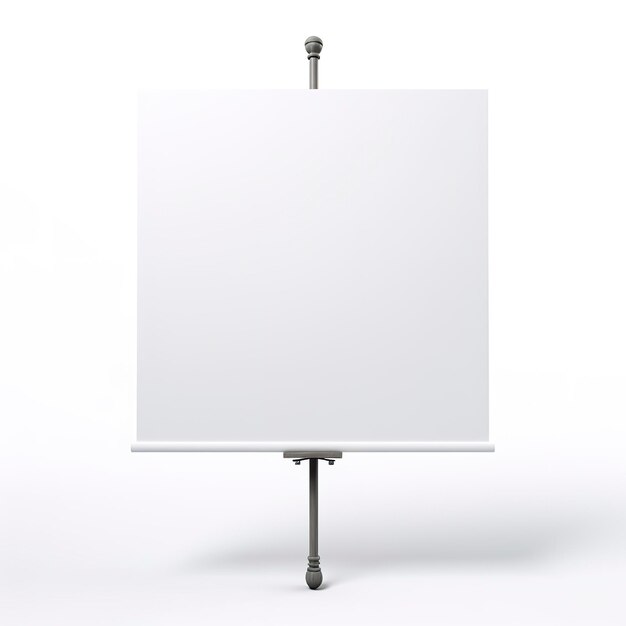 Foto blank whiteboard op de muur.