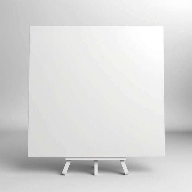 Photo blank whiteboard on the wall