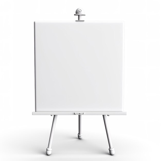 blank whiteboard on the wall