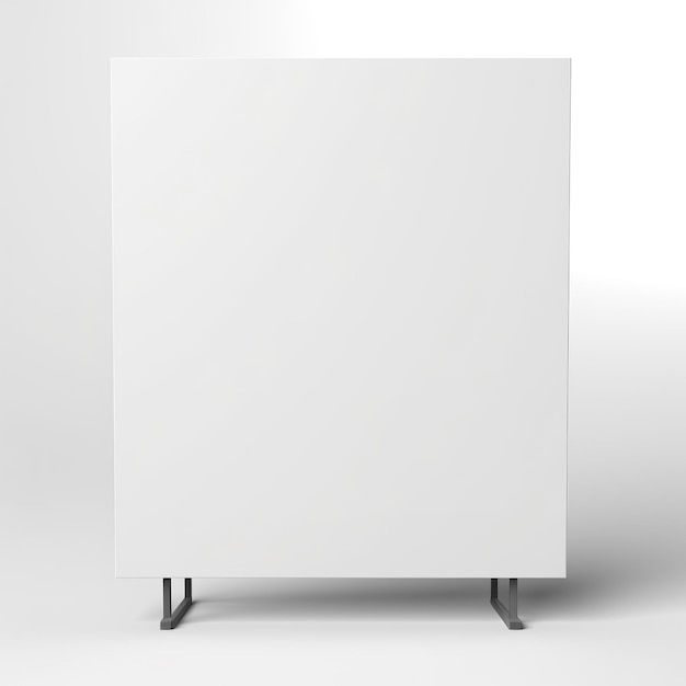 blank whiteboard on the wall