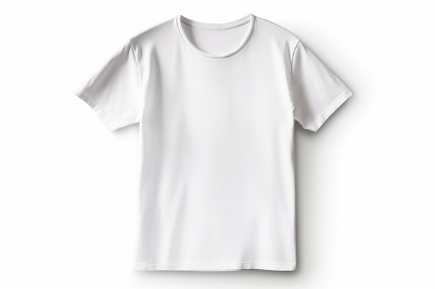 blank wit T-shirt geïsoleerd