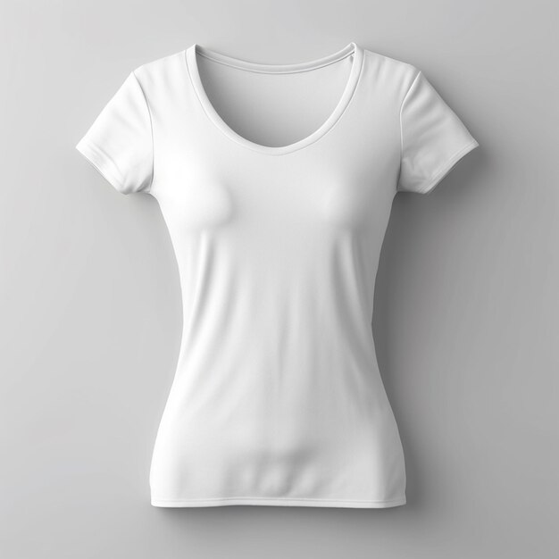 Blank wit T-shirt mockup ontwerp gegenereerd door AI