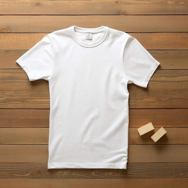 Foto blank wit t-shirt mockup