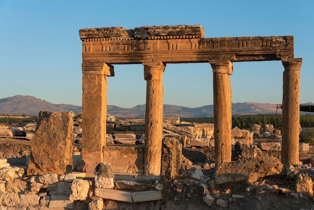 Blaundus Ancient City ruins arches stones