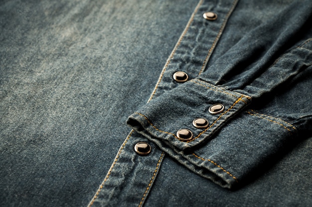 Blauw denim shirt