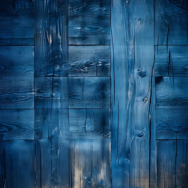 Blauw geschilderde houten muur textuur achtergrond