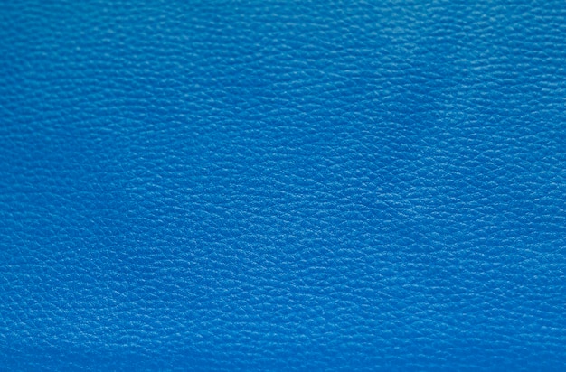 Blauw kunstleerclose-up, textuur, achtergrond