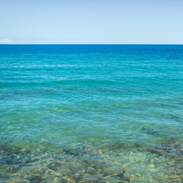 Blauw Oceaanlandschap