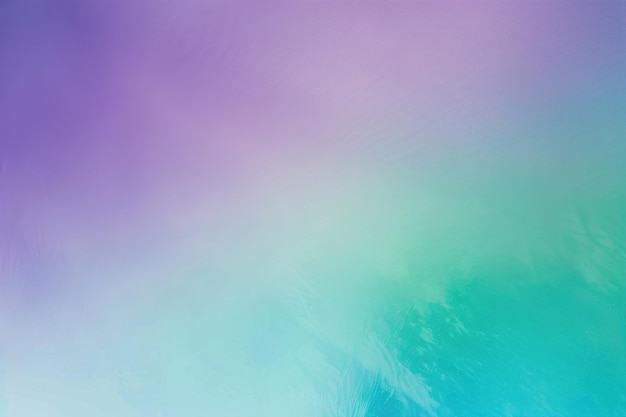Blauw paarse groene gradiënt Zachte pastelkleurige gradiënt Holografische wazige abstracte achtergrond