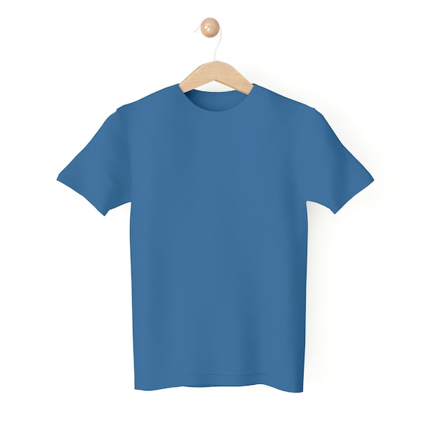 Blauw t-shirt in hanger