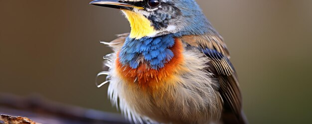 Blauwborstvogel close-up Luscinia svecica