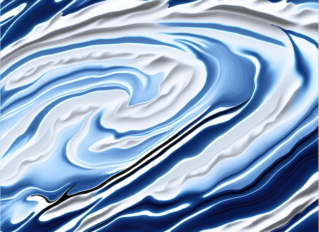 Blauwe abstracte achtergrond met een wit herhalend patroon