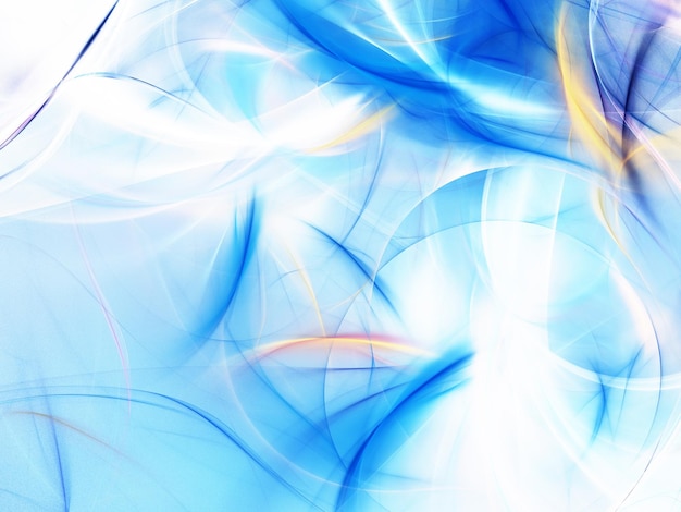 blauwe abstracte fractal achtergrond 3D rendering illustratie