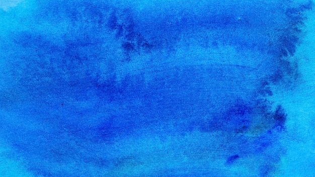 Blauwe abstracte handgeschilderde achtergrondtextuur