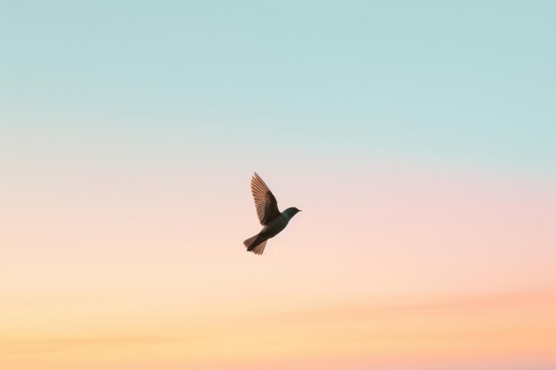 Foto blauwe achtergrond dier vlucht vliegende vogel natuur lucht meeuw vleugels dieren in het wild vrijheid