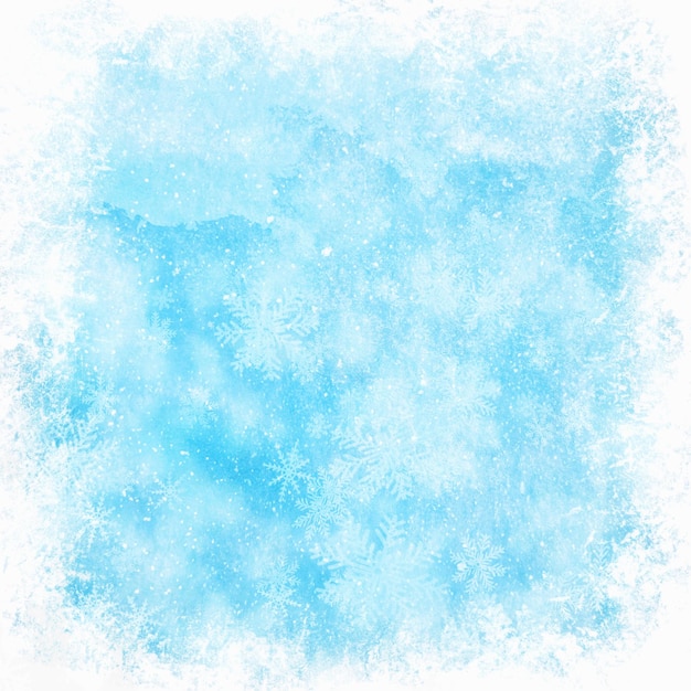 Blauwe achtergrondstructuur met sneeuwvlokken