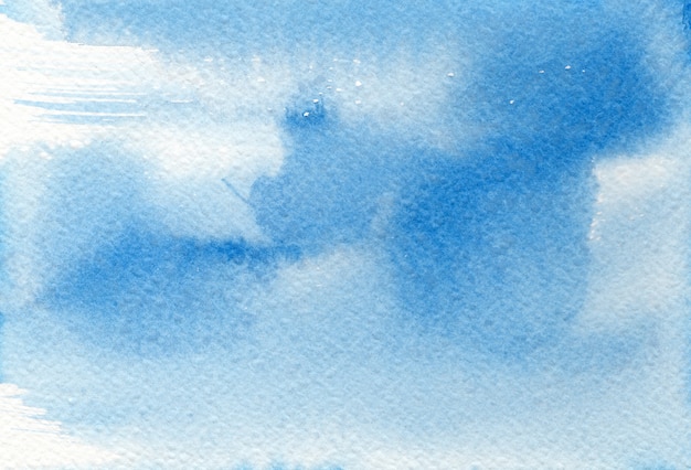 blauwe aquarel achtergrond