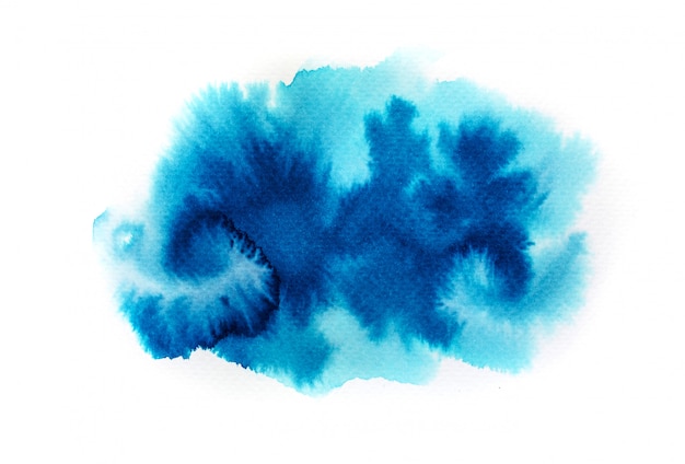 blauwe aquarel achtergrond.