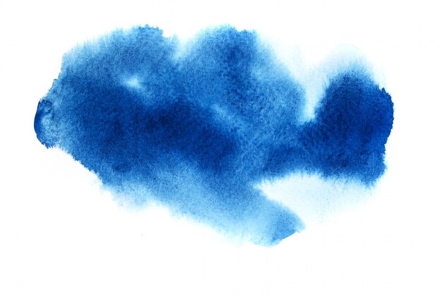 blauwe aquarel achtergrond.