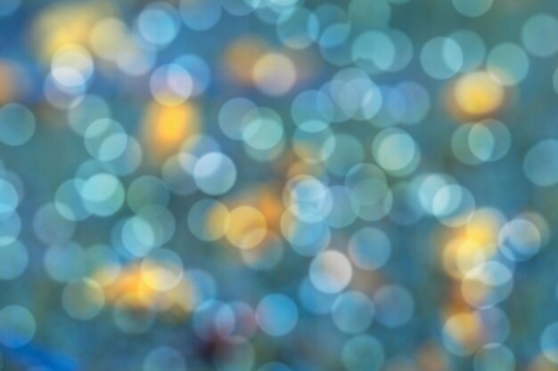 blauwe bokeh abstracte lichte achtergronden