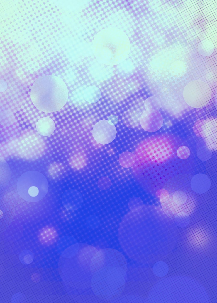 Foto blauwe bokeh achtergrond voor banners, posters, evenementen, feesten, advertenties en verschillende ontwerpwerken