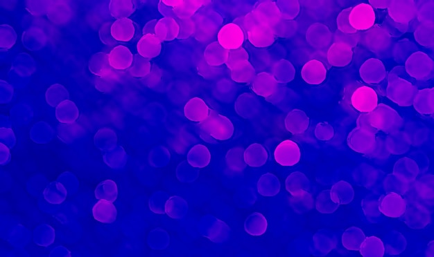 Foto blauwe bokeh-achtergrond voor seizoensgebonden feestdagen, evenementen en verschillende ontwerpwerken