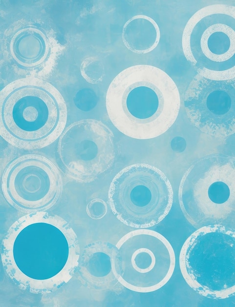 Foto blauwe cirkels abstract hebben