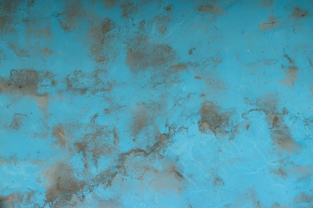 Blauwe concrete achtergrond met grijze vlekken textuur oppervlak kopie ruimte voor ontwerp of tekst