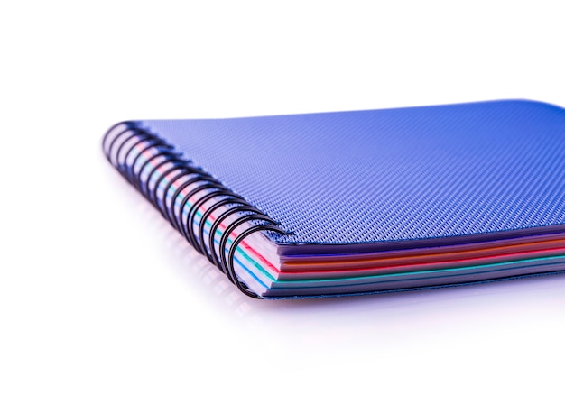 Blauwe dagboek spiraal notebook