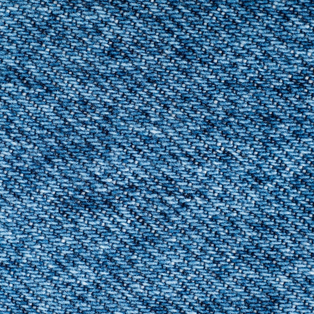 Blauwe denim jeans stof textuur achtergrond close-up mode