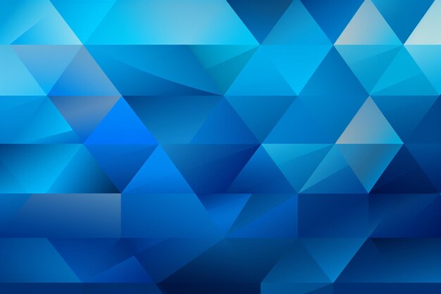 Blauwe driehoekige achtergrond met levendige kleuren