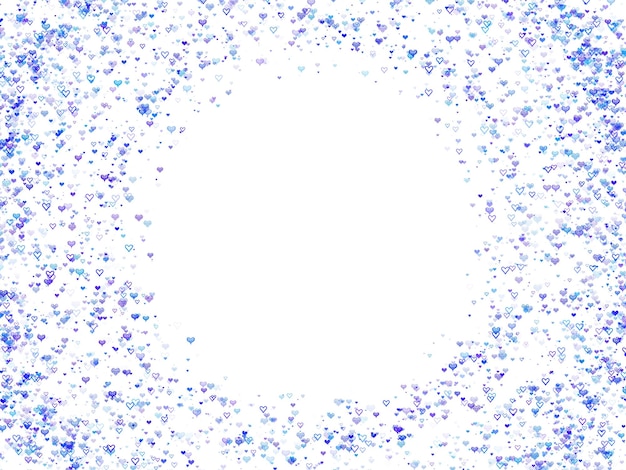 Blauwe en roze cirkels op een witte achtergrond