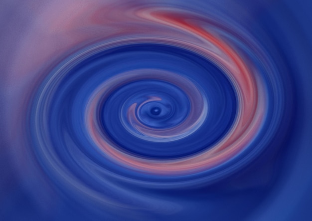 blauwe en roze spiraalvormige golven abstracte achtergrond