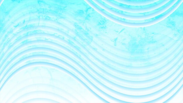 Blauwe en witte grunge golven abstracte elegante achtergrond