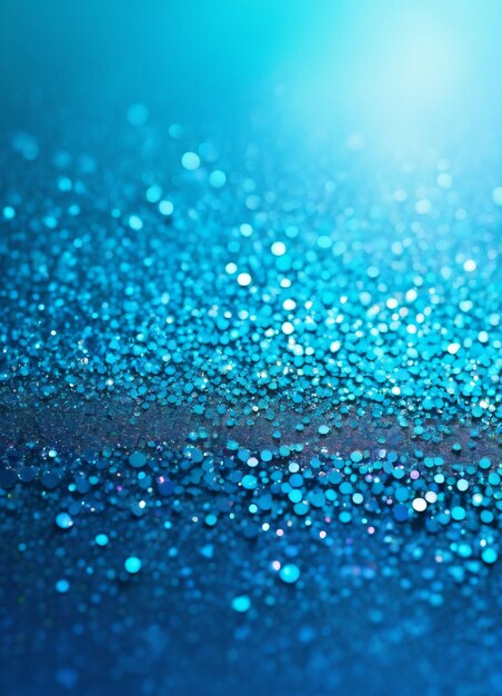 Foto blauwe glitter abstracte achtergrond